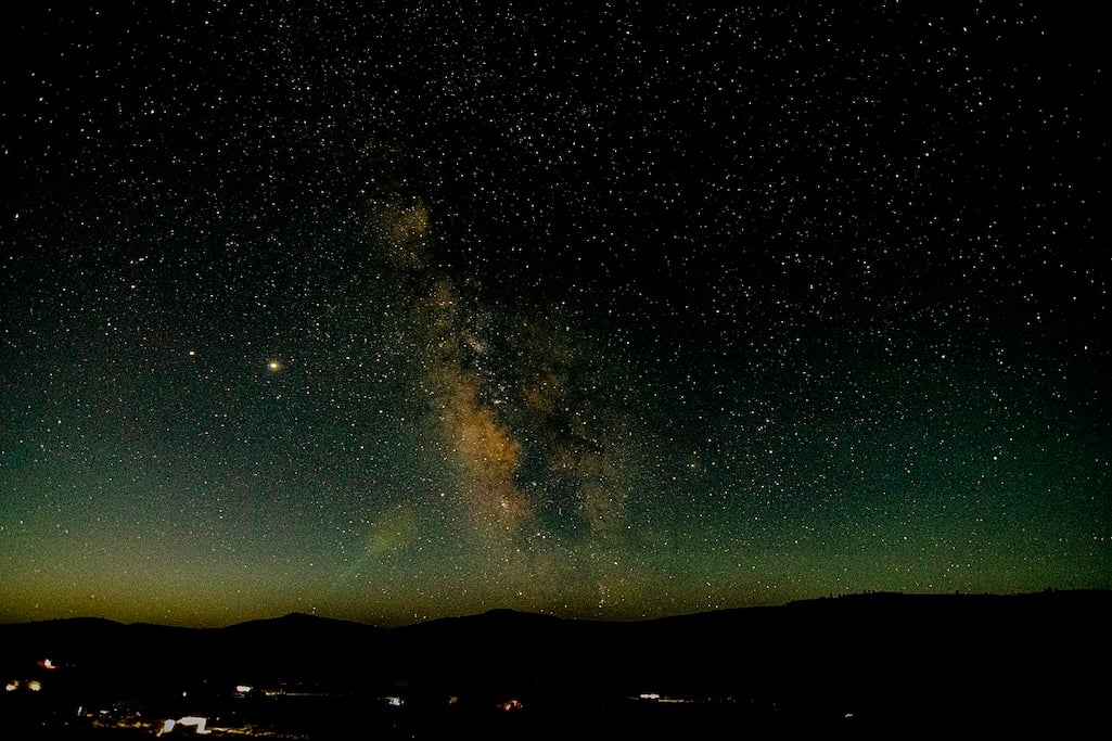 Milky Way Galaxy as viewed from the Elk Creek Campground/NPS, Troy Hunt