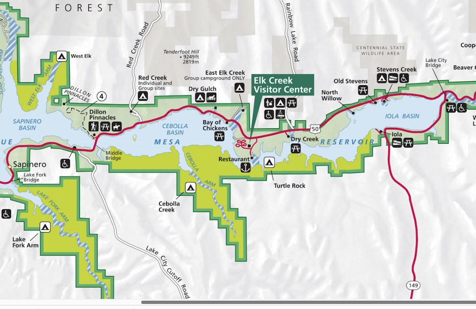 Visitors to Curecanti National Recreation Area are being asked to avoid contact with water in the Iola Basin/NPS