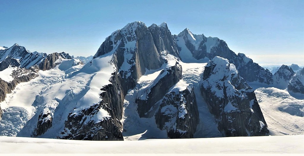 A search for two climbers heading for Moose's Tooth in Denali National Park was one of three searchers underway in the National Park System on Monday/NPS file A search for two climbers heading for Moose's Tooth in Denali National Park was one of three searchers underway in the National Park System on Monday/NPS file