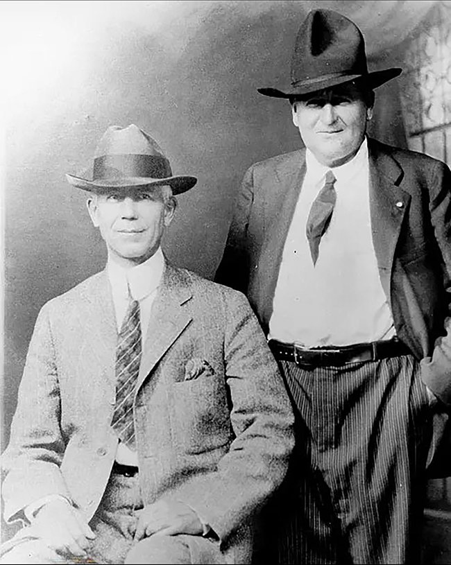 Albert Johnson and Walter "Scotty" Scott, Death Valley National Park / NPS Albert Johnson and Walter "Scotty" Scott, Death Valley National Park / NPS