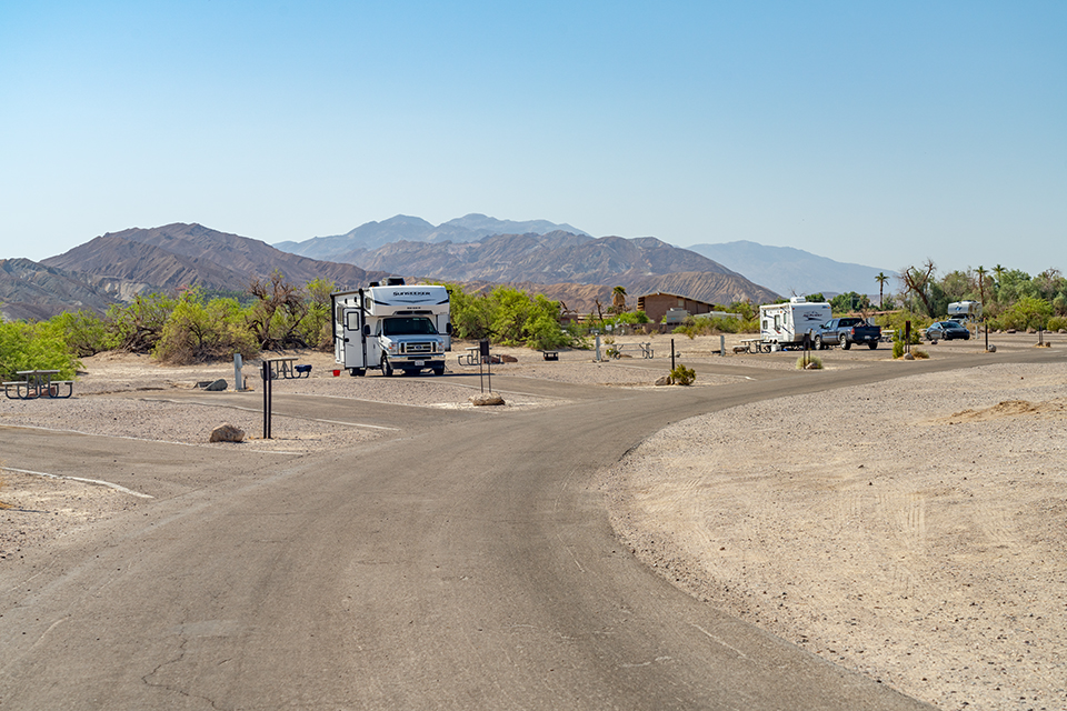 The Furnace Creek Campground is one of several campgrounds within Death Valley National Park / Rebecca Latson The Furnace Creek Campground is one of several campgrounds within Death Valley National Park / Rebecca Latson