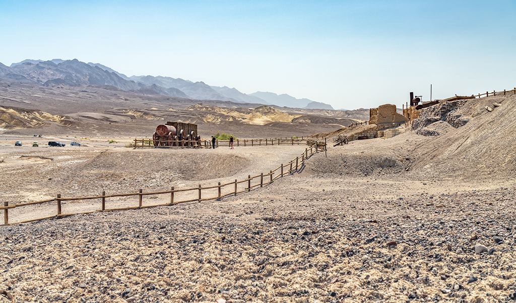 All that remains of the Harmony Borax Works, Death Valley National Park / Rebecca Latson