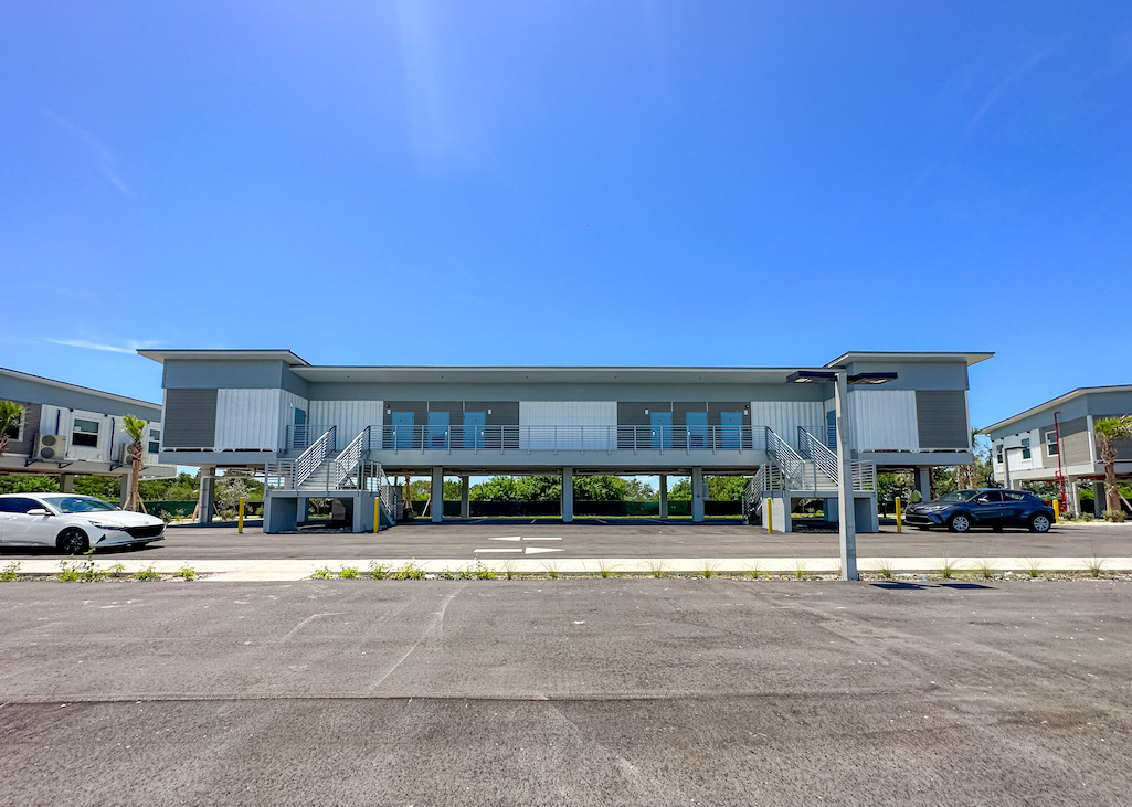 Repurposed shipping containers have been turned into lodging at Flamingo in Everglades National Park/Guest Services
