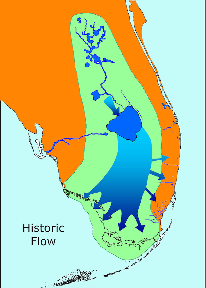 The restoration plan is intended to return water flows through the river of grass as close to historic flow patterns as possible/NPS file The restoration plan is intended to return water flows through the river of grass as close to historic flow patterns as possible/NPS file
