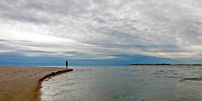 Coastal breach at Fire Island National Seashore/NPS