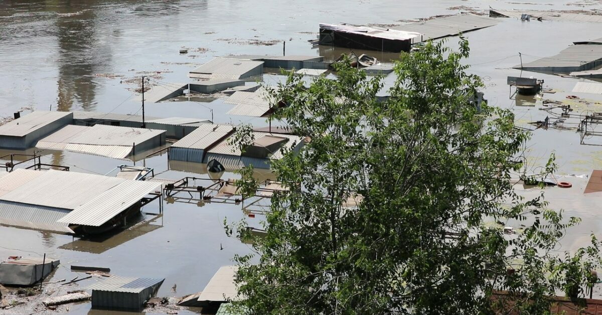 Flooding in Kherson after the destruction of the kakhovka dam / Wikipedia