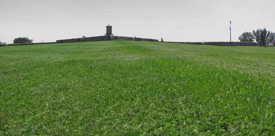 A gentle slope around the fort, Fort Stanwix National Monument / NPS File