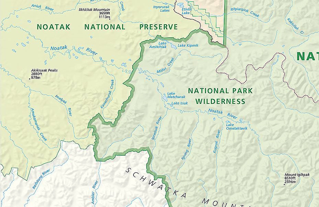 The route of the Noatak River, Gates of the Arctic National Park and Preserve / NPS