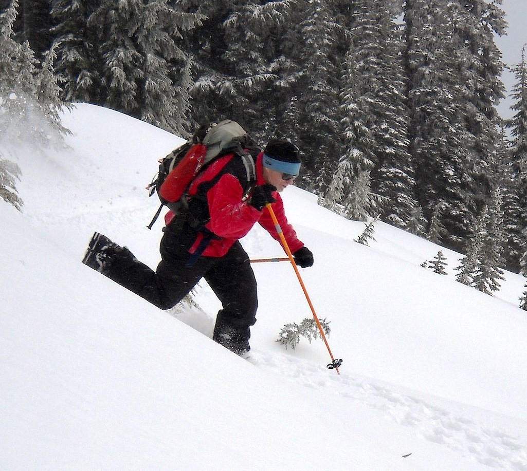 Gary Vogt in the backcountry of Mount Rainier National Park. Gary Vogt in the backcountry of Mount Rainier National Park.