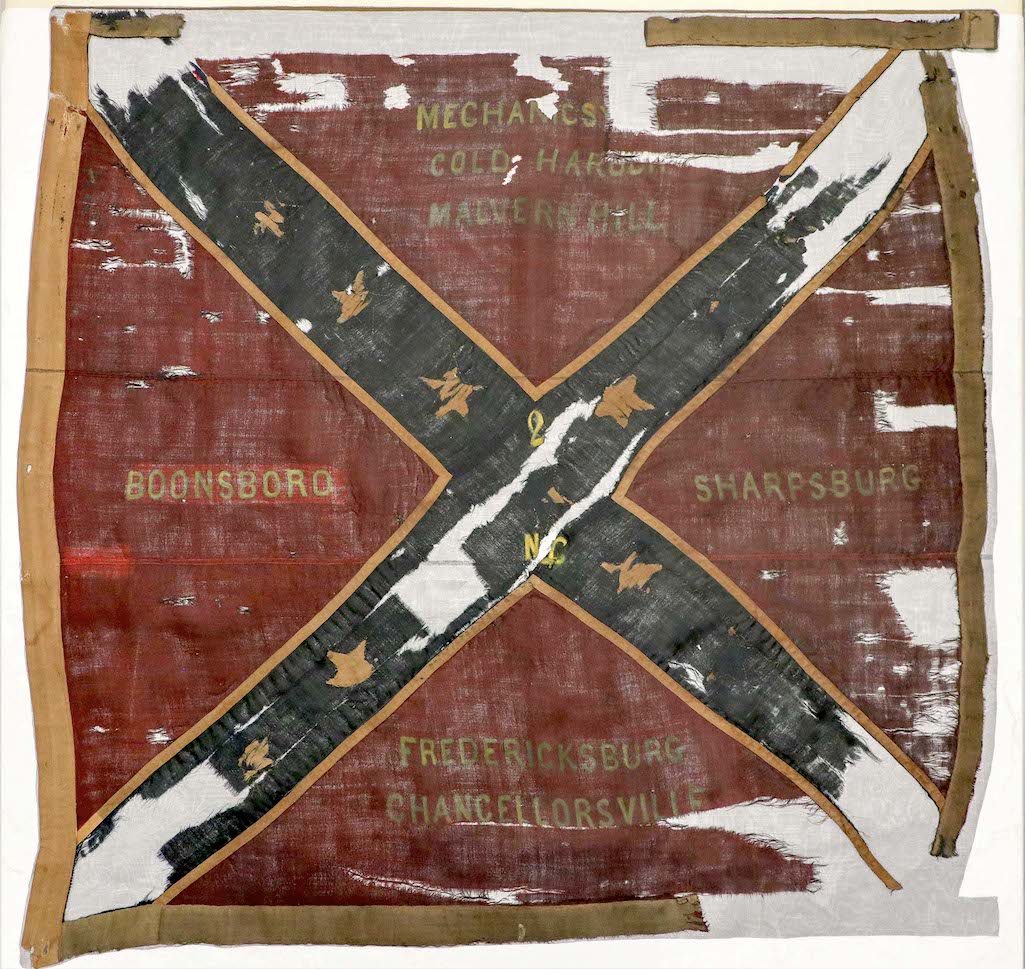 The 2nd North Carolina flag/NPS The 2nd North Carolina flag/NPS