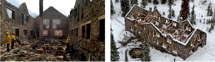 The planning process to rebuild Sperry Chalet in Glacier National Park is underway/NPS