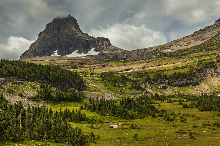 A view of Clements Mountain from the Highline Trail, Glacier National Park / Rebecca Latson A view of Clements Mountain from the Highline Trail, Glacier National Park / Rebecca Latson