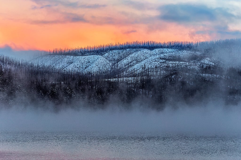 A subdued sunrise glow over Howe Ridge and Lake McDonald, ISO 200, f/7.1, 1/50 second, Glacier National Park / Rebecca Latson A subdued sunrise glow over Howe Ridge and Lake McDonald, ISO 200, f/7.1, 1/50 second, Glacier National Park / Rebecca Latson