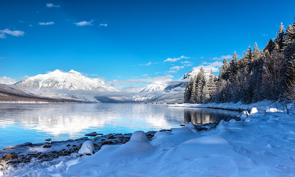 A winter wonderland, Glacier National Park / Rebecca Latson A winter wonderland, Glacier National Park / Rebecca Latson