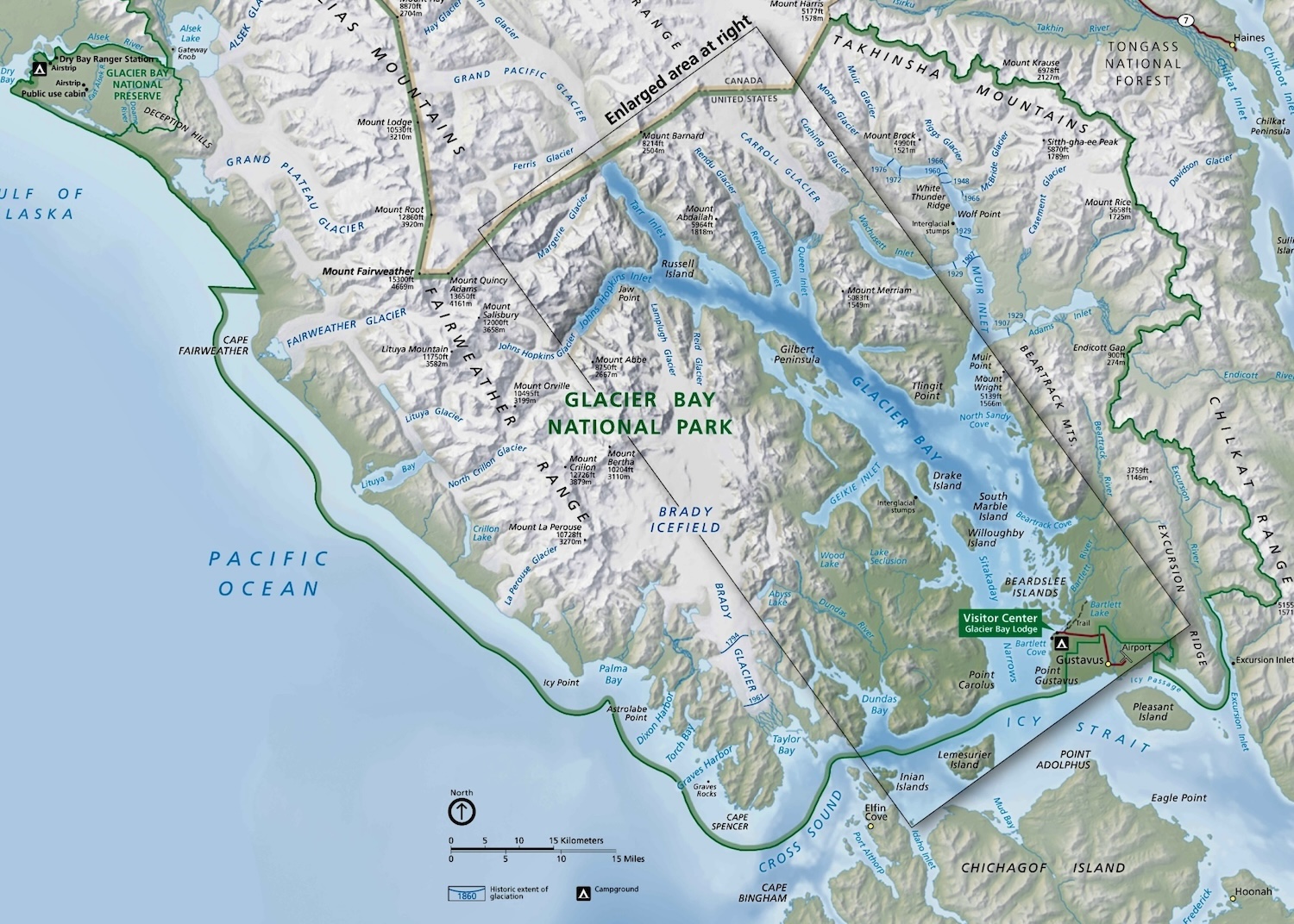 The National Park Service carefully manages daily cruise ship traffic in Glacier Bay National Park and Preserve.