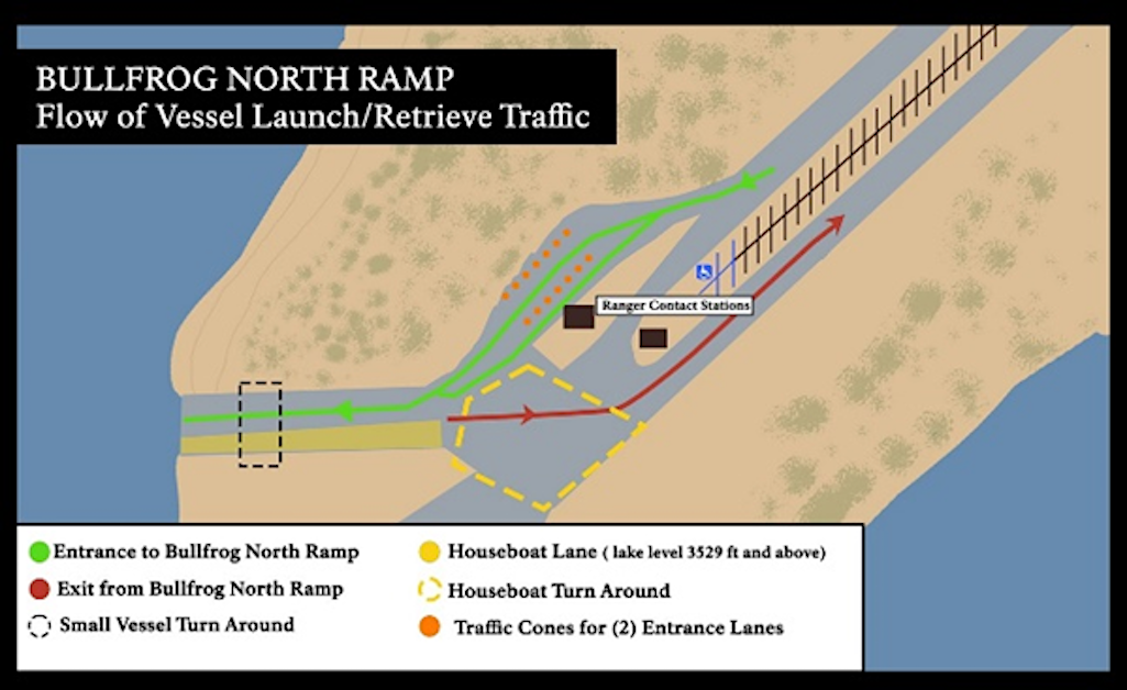 Bullfrog ramp map/NPS Bullfrog ramp map/NPS