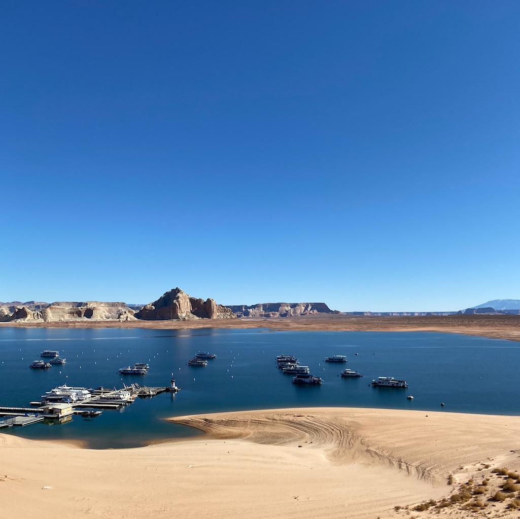 How is Lake Powell standing up to climate change and invasive species?/NPS file