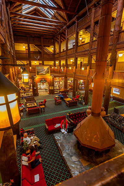 Many Glacier Hotel Lobby