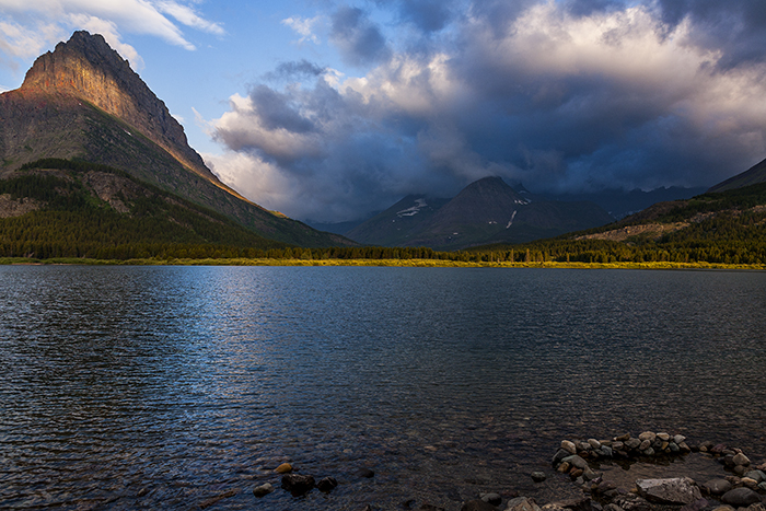 Morning Clouds Over Many Glacier