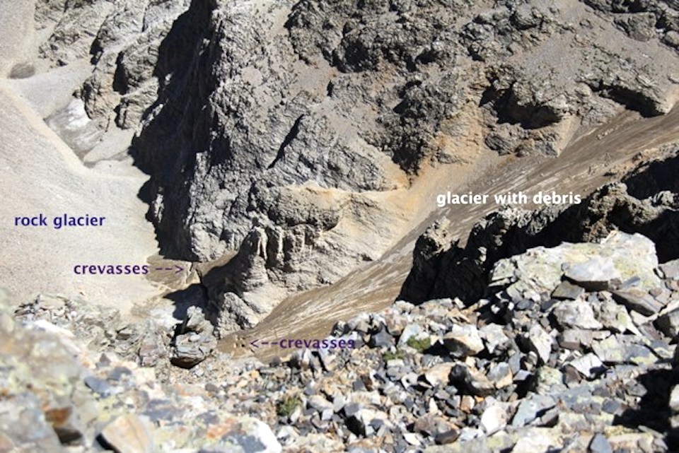 The Wheeler Peak Glacier at Great Basin National Park is Nevada's only glacier/NPS file The Wheeler Peak Glacier at Great Basin National Park is Nevada's only glacier/NPS file