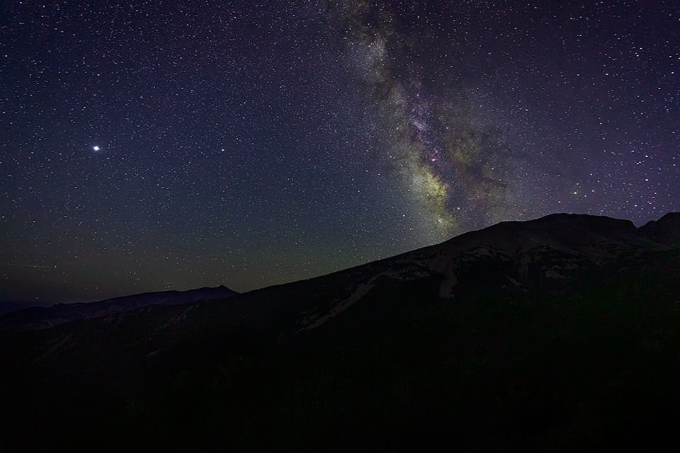 The Milky Way over Doso Doyabi at Mather Overlook, Great Basin National Park / Rebecca Latson The Milky Way over Doso Doyabi at Mather Overlook, Great Basin National Park / Rebecca Latson