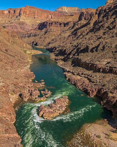 Bedrock Rapid on the Colorado River/Courtesy of Ron Chapple Photography via NPS Bedrock Rapid on the Colorado River/Courtesy of Ron Chapple Photography via NPS