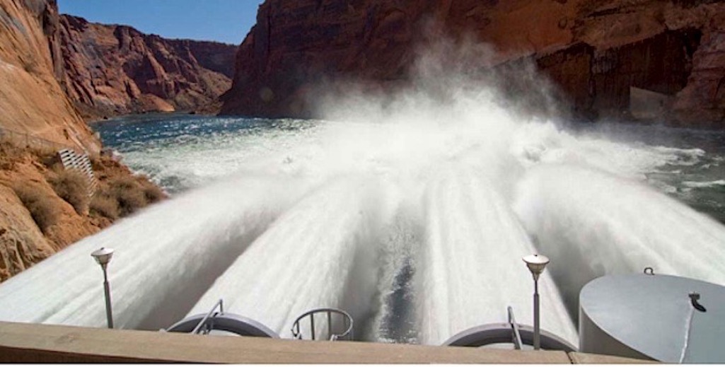 High flows will be released from Glen Canyon Dam into the Colorado River as it runs through Grand Canyon National Park/NPS file High flows will be released from Glen Canyon Dam into the Colorado River as it runs through Grand Canyon National Park/NPS file