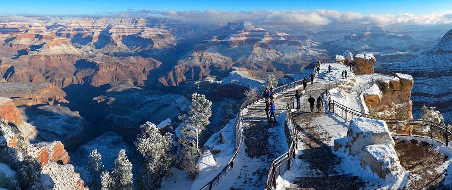 Both the Mather Campground and Trailer Village RV Park on the South Rim of the Grand Canyon are close to Mather Point/NPS, Michael Quinn, file