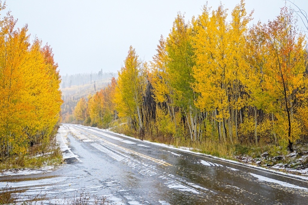 Most public facilities on the North Rim of Grand Canyon National Park will close for the winter on October 15/NPS file of North Rim Road Most public facilities on the North Rim of Grand Canyon National Park will close for the winter on October 15/NPS file of North Rim Road