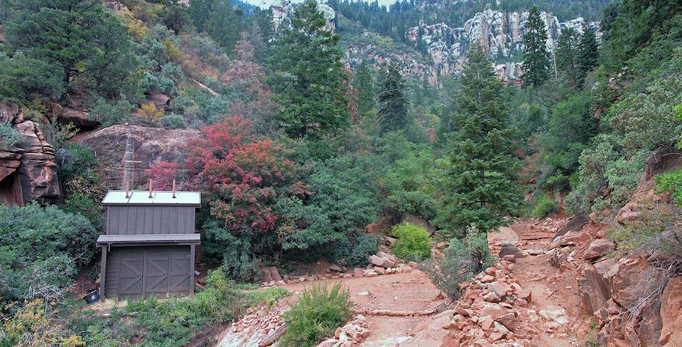 Water on the North Kaibab Trail in Grand Canyon will be in short supply with the shutdown of the Supai Tunnel water filling station/NPS file