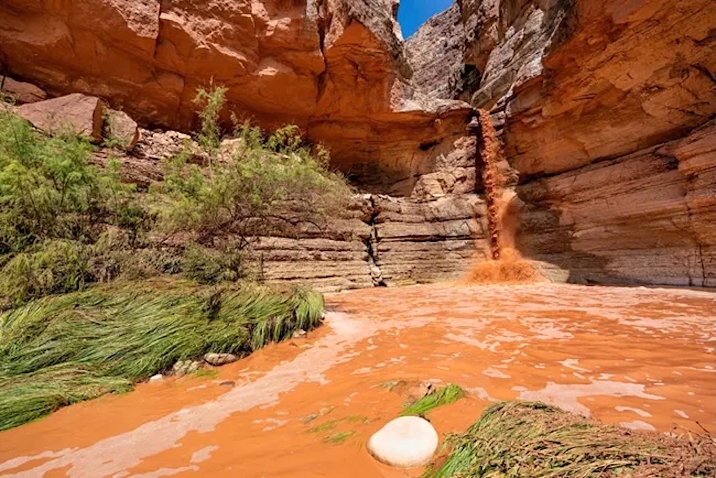 A new alert system can warn Grand Canyon backcountry travelers to flash floods/NPS file A new alert system can warn Grand Canyon backcountry travelers to flash floods/NPS file