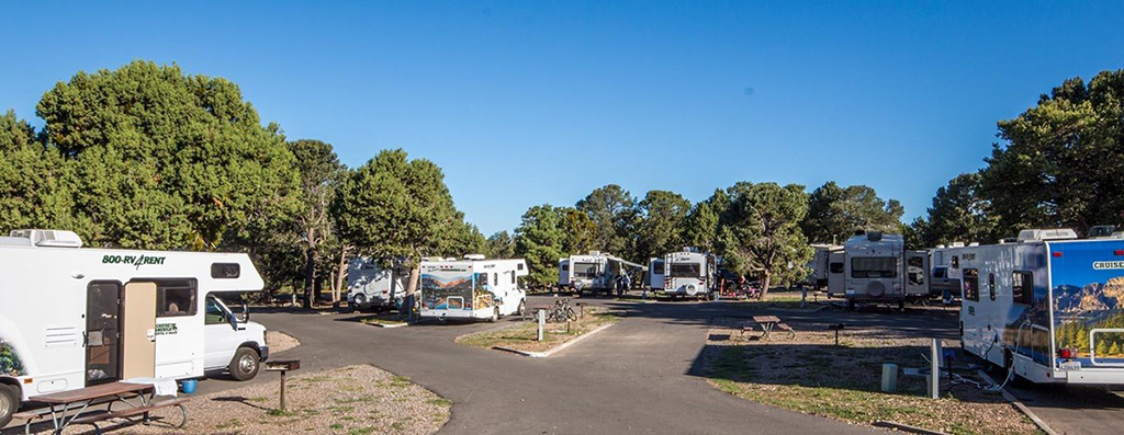 Trailer Village RV Campground sites, Grand Canyon National Park / Delaware North Trailer Village RV Campground sites, Grand Canyon National Park / Delaware North