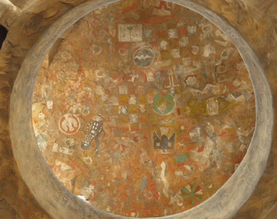 The ceiling of the Desert View Watchtower, Grand Canyon National Park / National Park Service