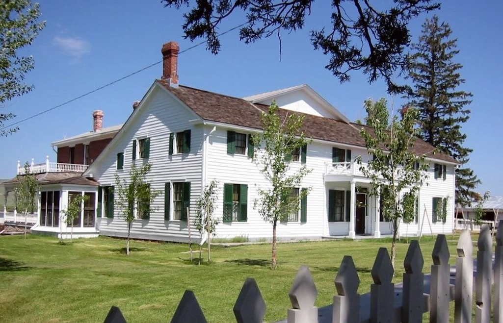 The ranch house at Grant-Kohrs Ranch National Historic Site/NPS