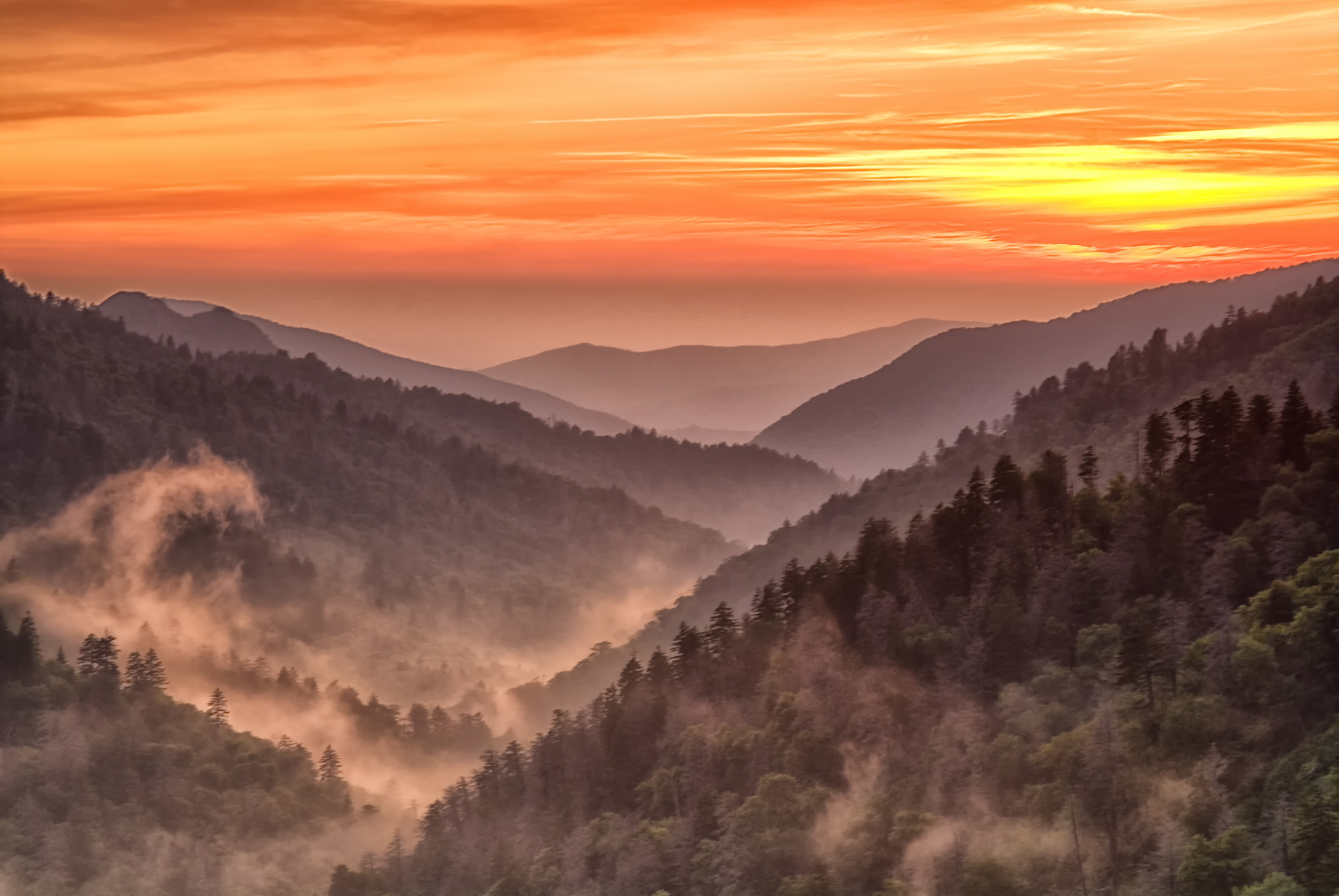 View from Morton Overlook, Great Smoky Mountains NP/Harold Jerrell