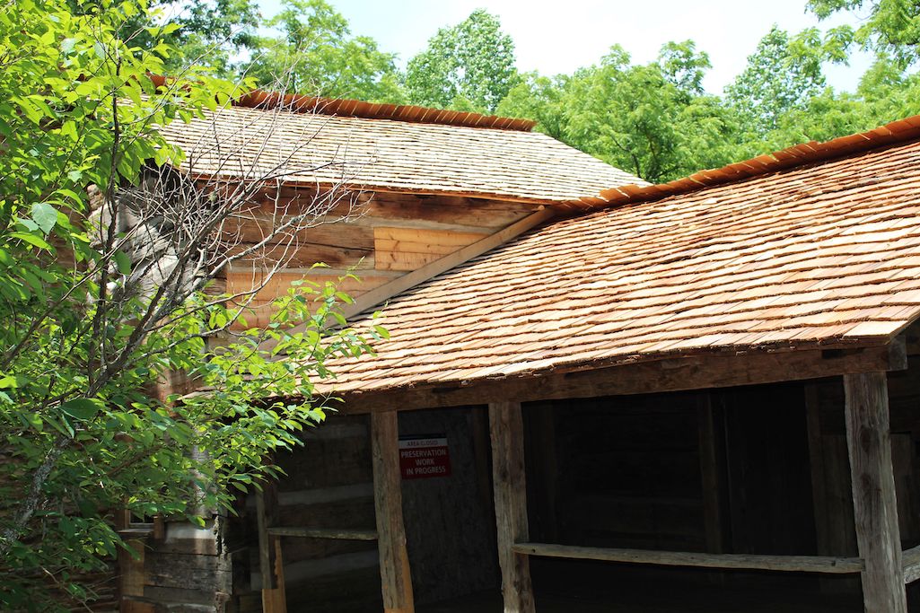 Replacing the roof was one of the tasks crews tackled/NPS Replacing the roof was one of the tasks crews tackled/NPS