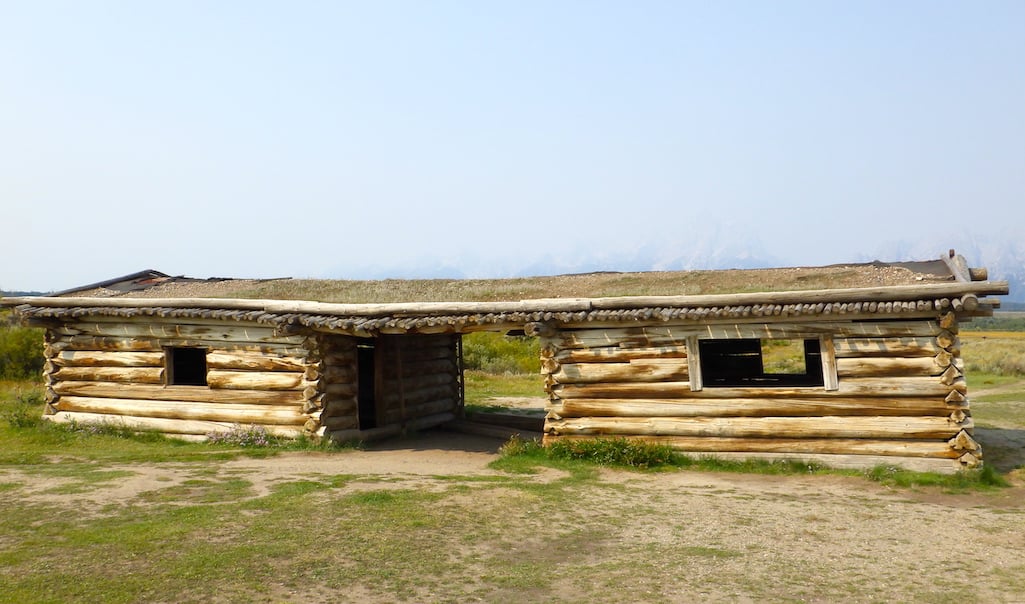 Normally the Tetons can be seen towering above the Cunningham Cabin in Grand Teton, but not on August 30/Kurt Repanshek Normally the Tetons can be seen towering above the Cunningham Cabin in Grand Teton, but not on August 30/Kurt Repanshek