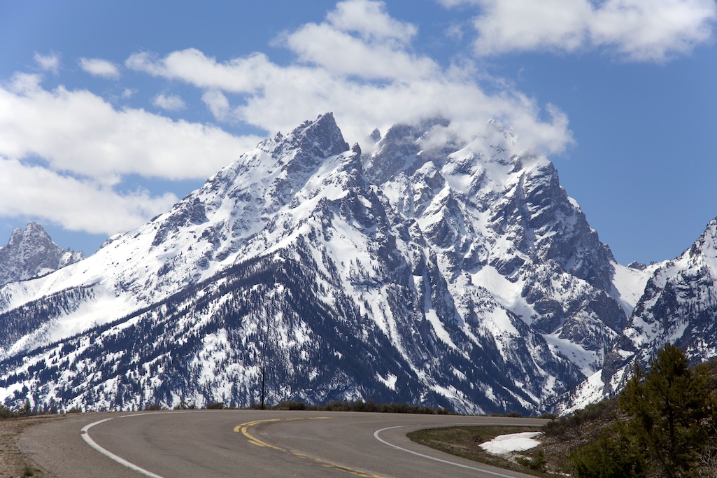 Winter is slowly releasing its grip on Grand Teton National Park's front country/NPS file Winter is slowly releasing its grip on Grand Teton National Park's front country/NPS file