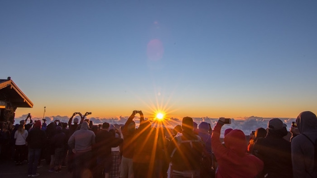 Watch the sun rise from the top of Haleakalā National Park/NPS file