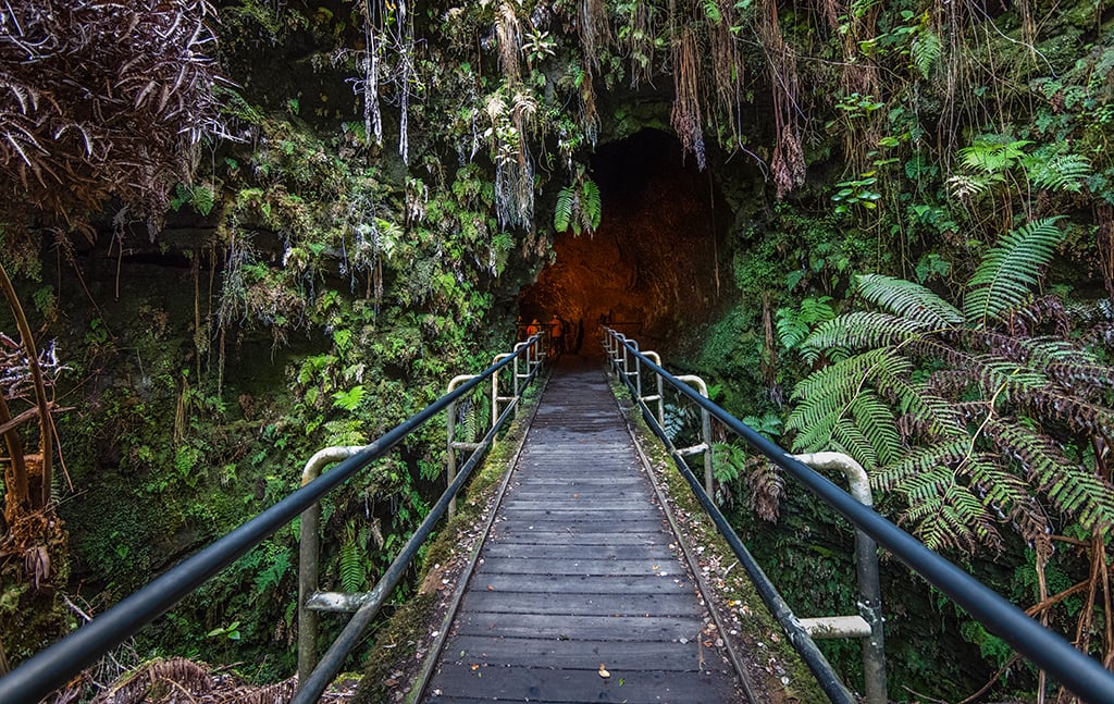 Take the time to explore Thurston Lava Cave (Nāhuku), Hawai'i Volcanoes National Park / Rebecca Latson