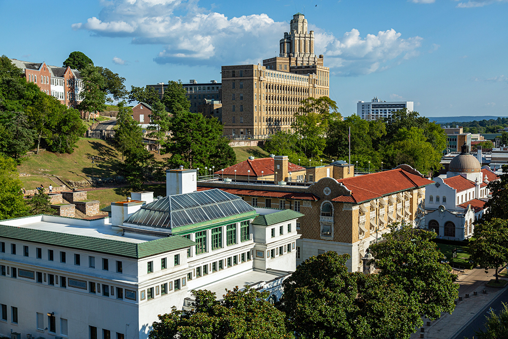 Bathhouse Row, Hot Springs National Park / Mitch Smith via NPS