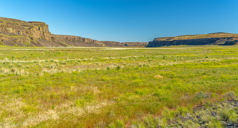 Moses Coulee landscape, Ice Age Floods National Geologic Trail / Rebecca Latson Moses Coulee landscape, Ice Age Floods National Geologic Trail / Rebecca Latson