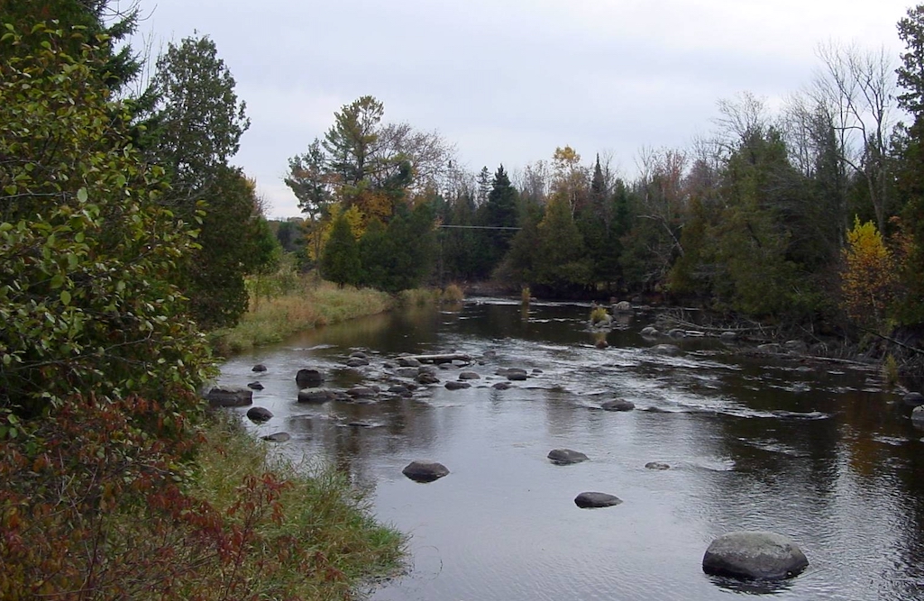 Erratics in the Plover River are another calling card of the region's glacial past/NPS Erratics in the Plover River are another calling card of the region's glacial past/NPS