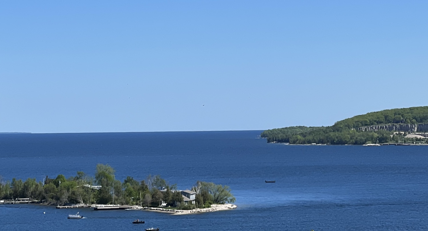 Sturgeon Bay near the eastern end of the trail/Barbara Jensen