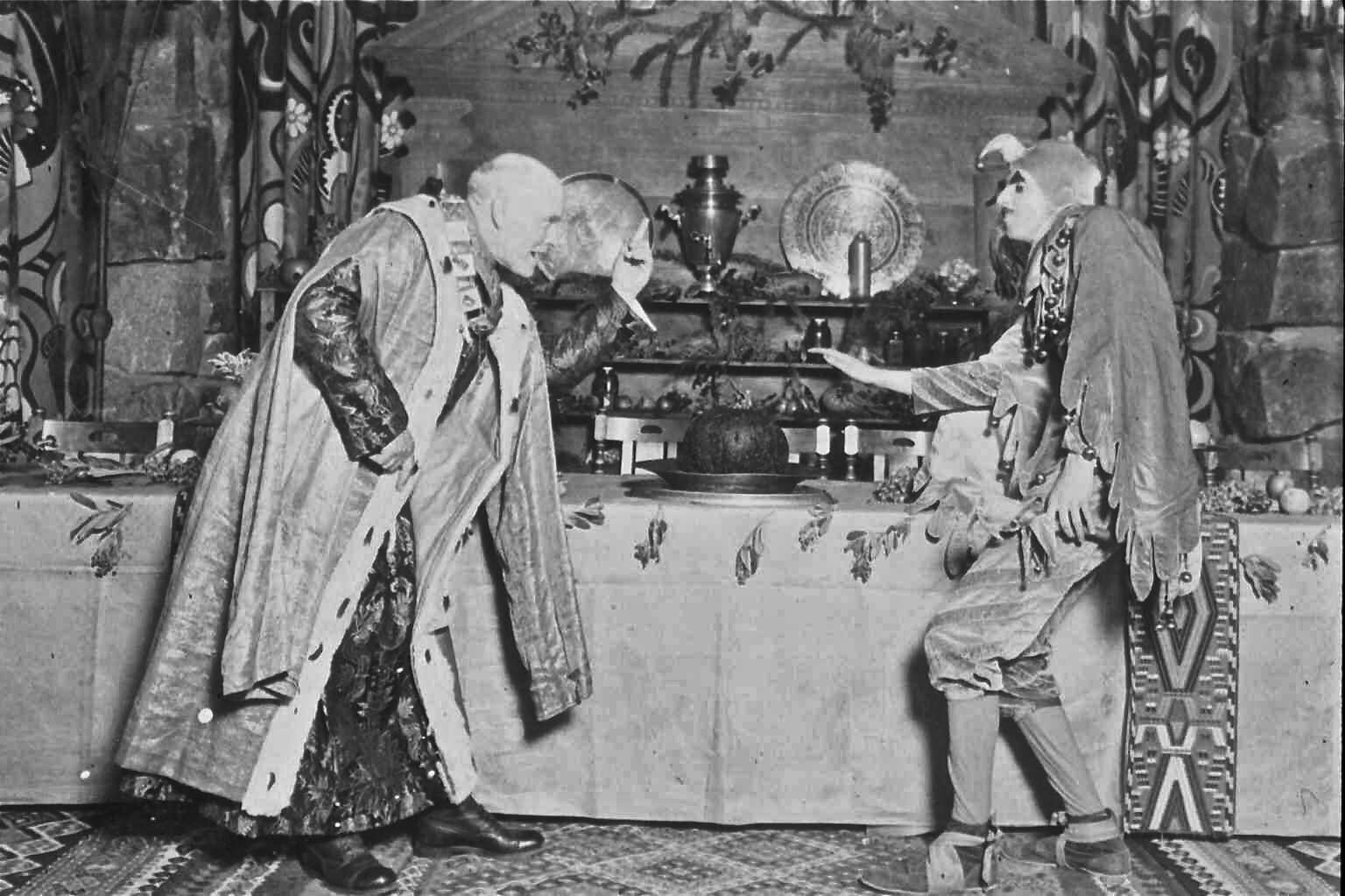Ansel Adams, right, as Lord of Misrule / NPS Ansel Adams, right, as Lord of Misrule / NPS
