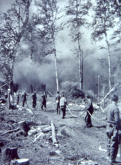 CCC crews on the fire lines/NPS archives