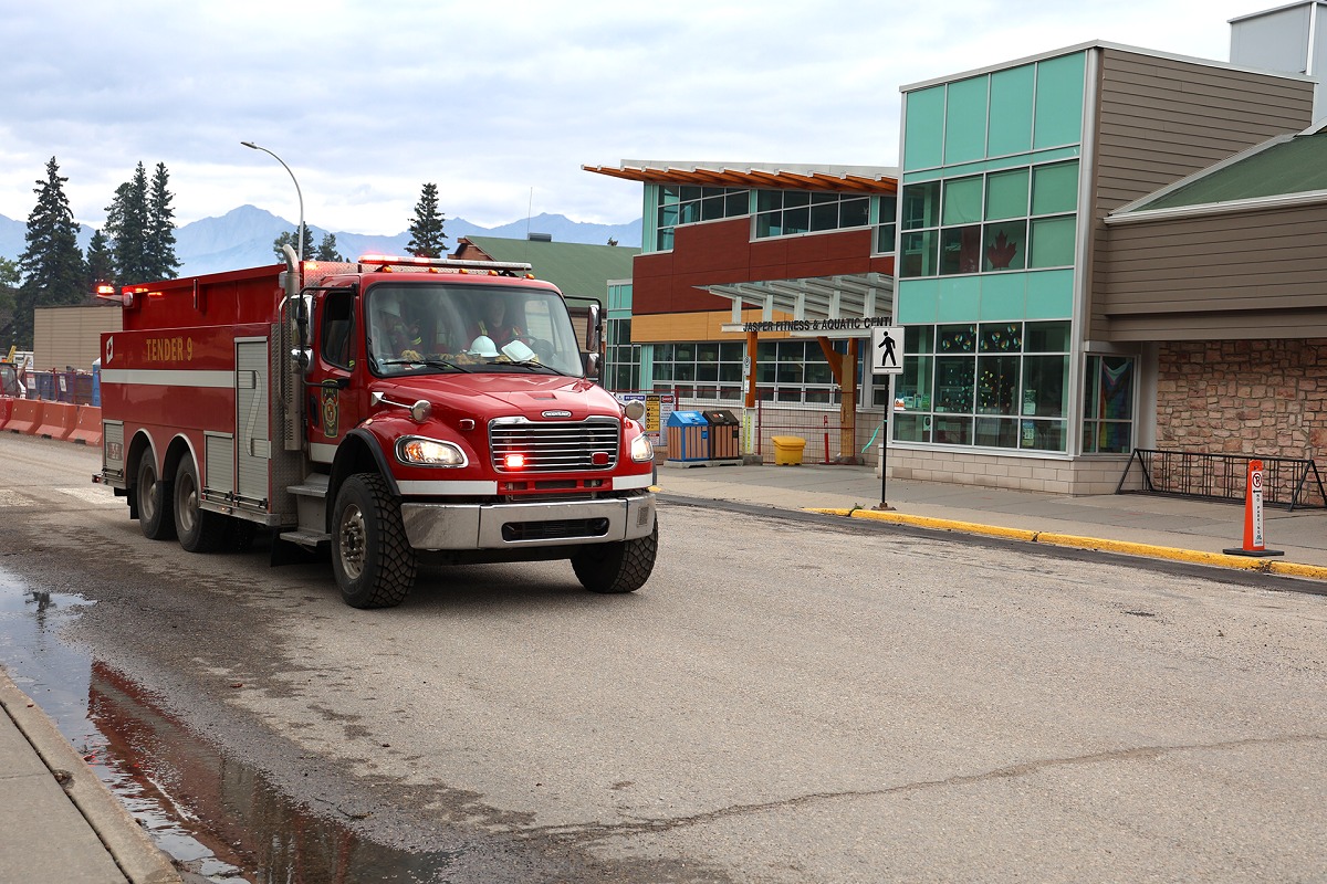 The Jasper Fitness & Aquatic Centre wasn't damaged in the blaze. The Jasper Fitness & Aquatic Centre wasn't damaged in the blaze.