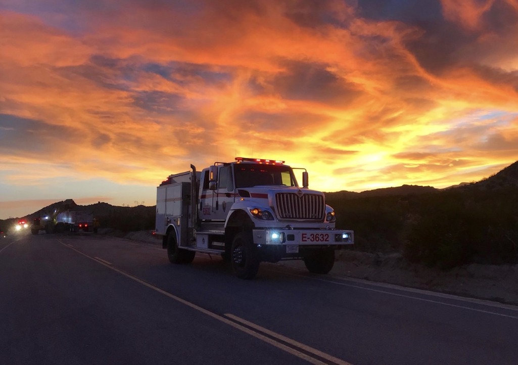 A wildfire spotted in Joshua Tree National Park on Saturday covered more than 1,000 acres by Sunday morning/NPS