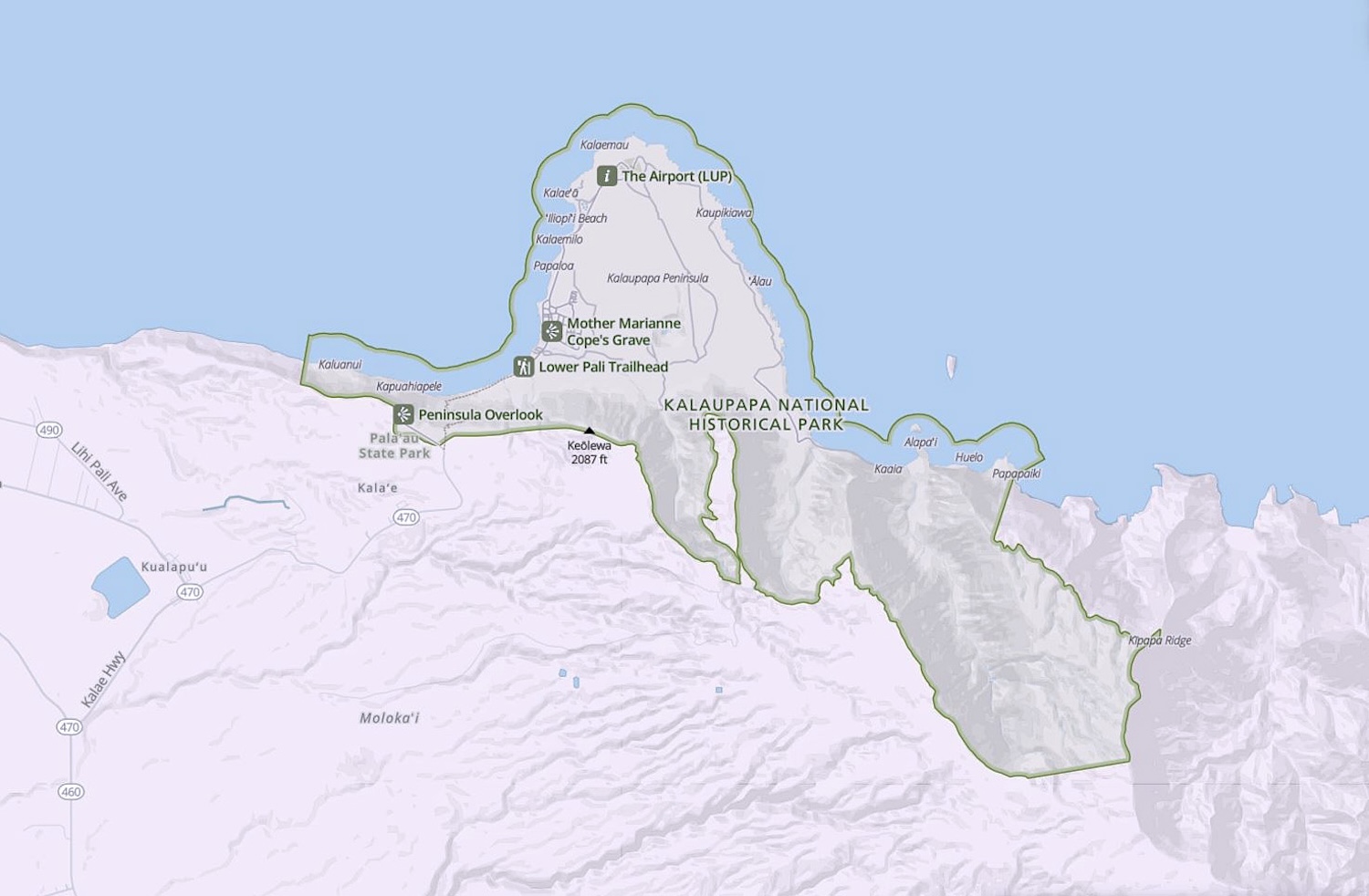 The National Park Service doesn't own most of the land it oversees at Kalaupapa National Historical Park.