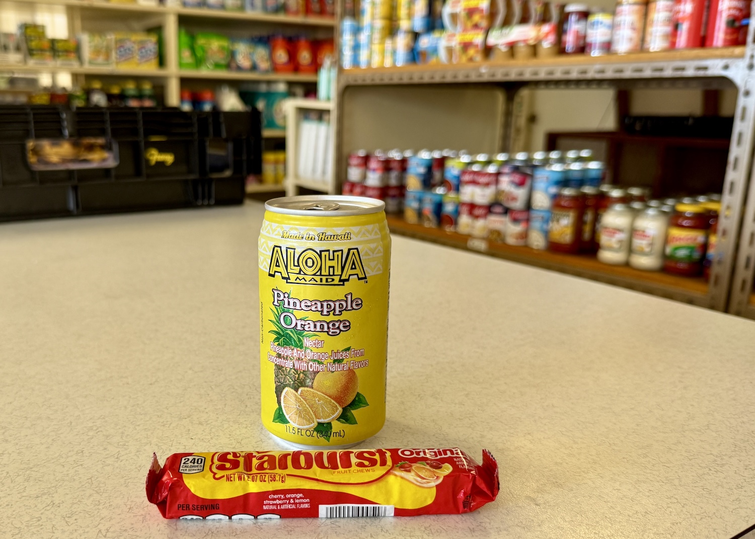 At the subsidized Kalaupapa Store, visitors are allowed to buy one drink and one snack.
